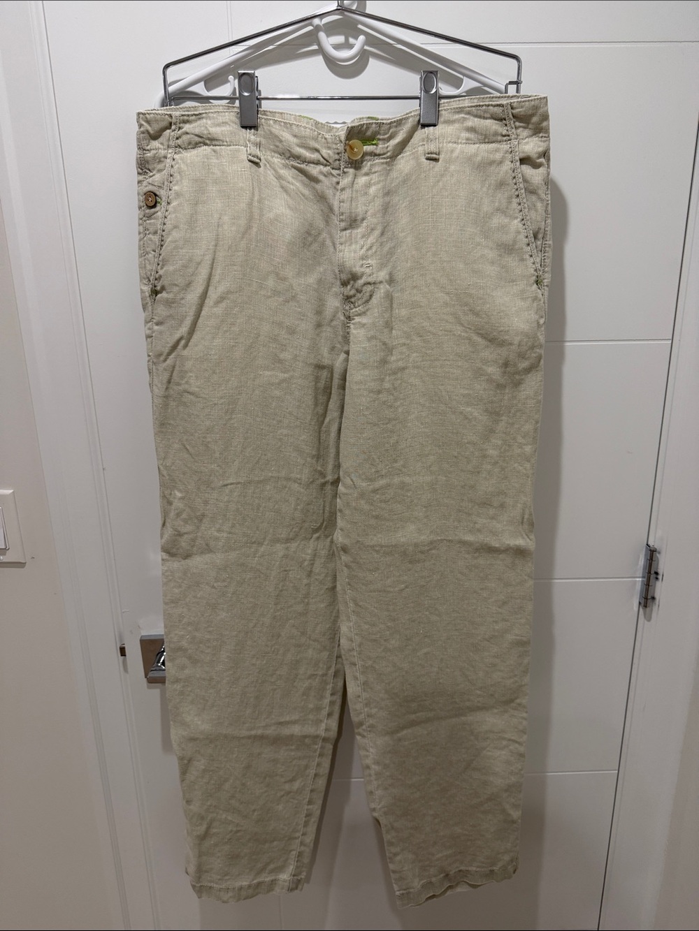 Tommy Bahama Light Beige Linen relax fit pant